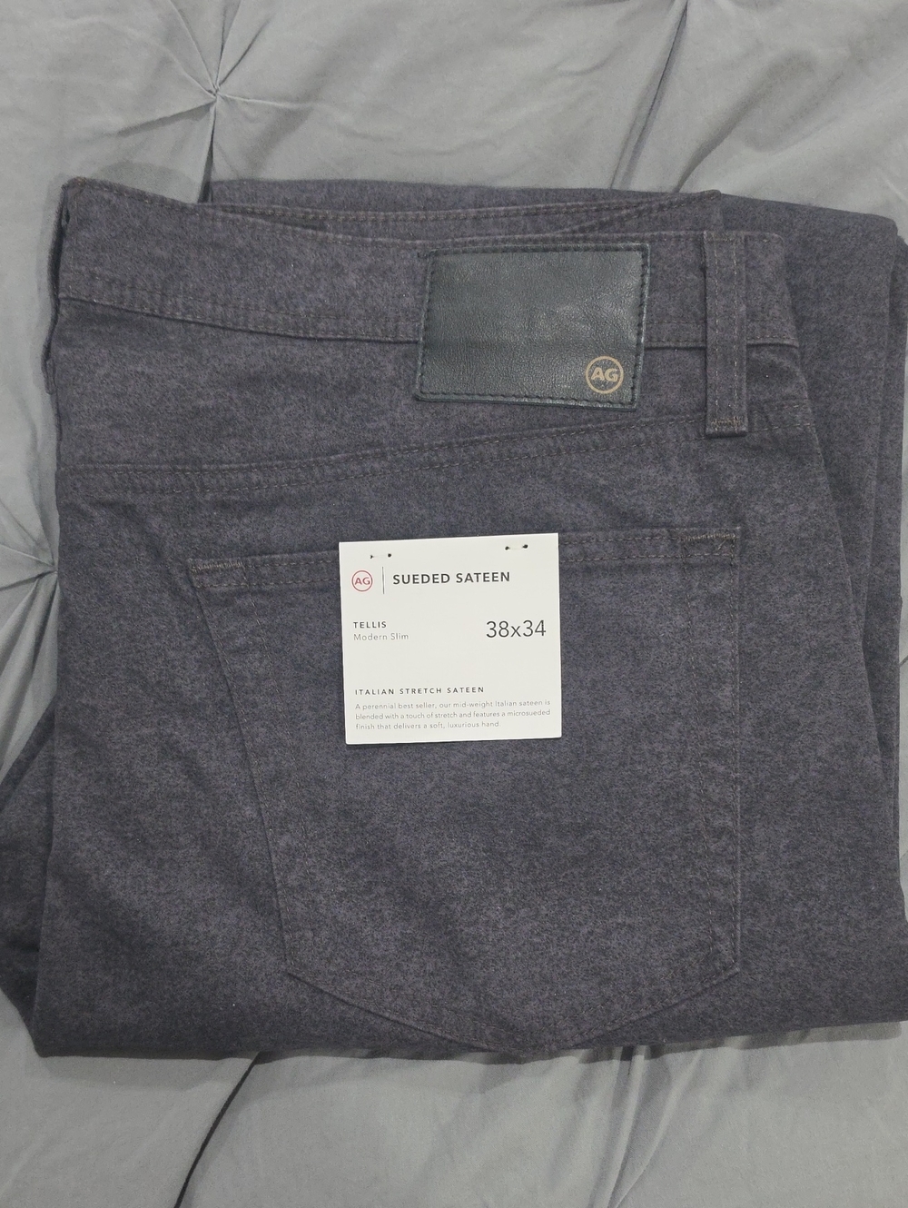 Ag Adriano Goldschmied Slim Men's Jeans in Dark Gray